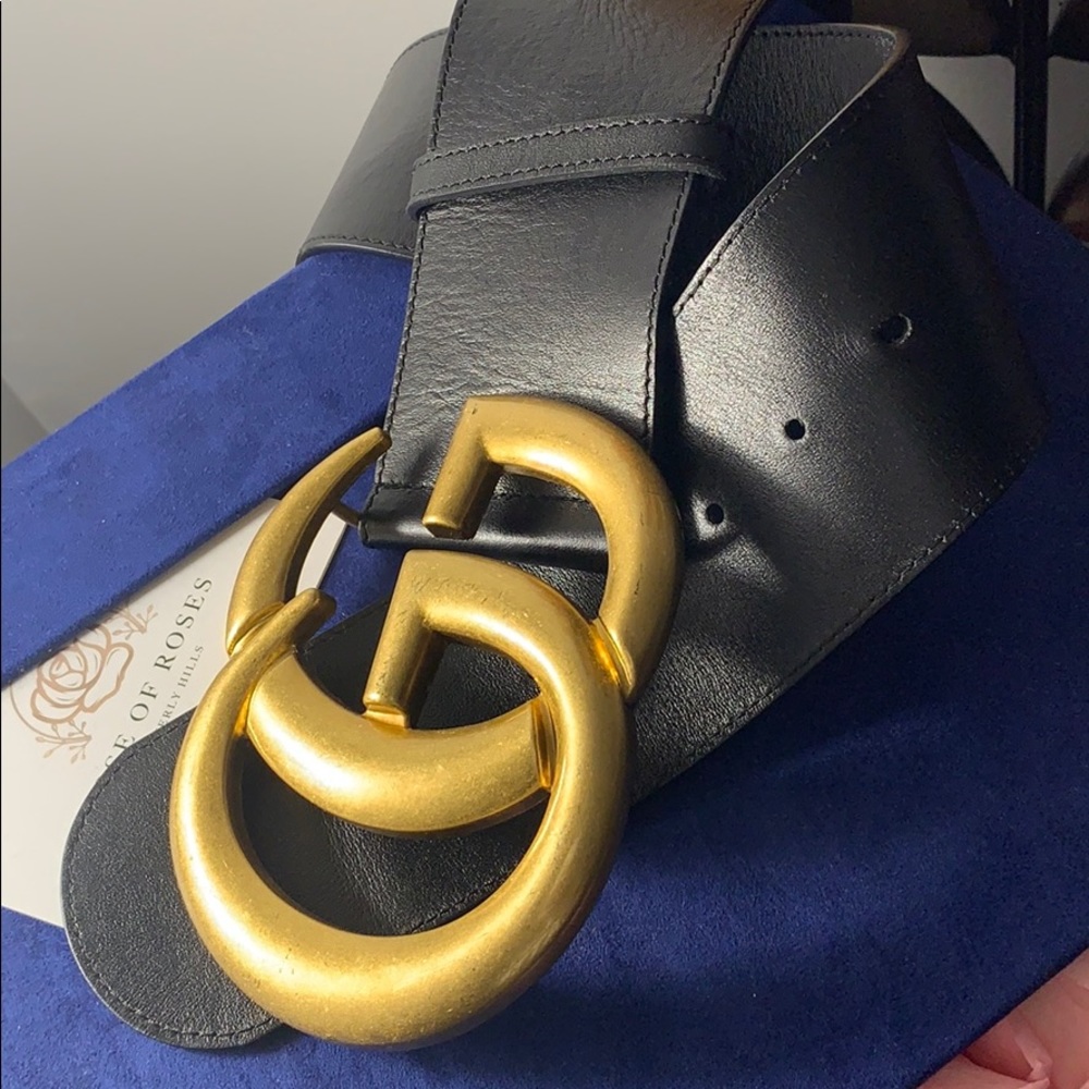 Authentic Gucci leather belt gently used